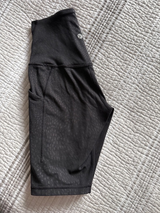 lululemon athletica Pants - Lululemon Black High-Waist Align Workout Shorts 8”